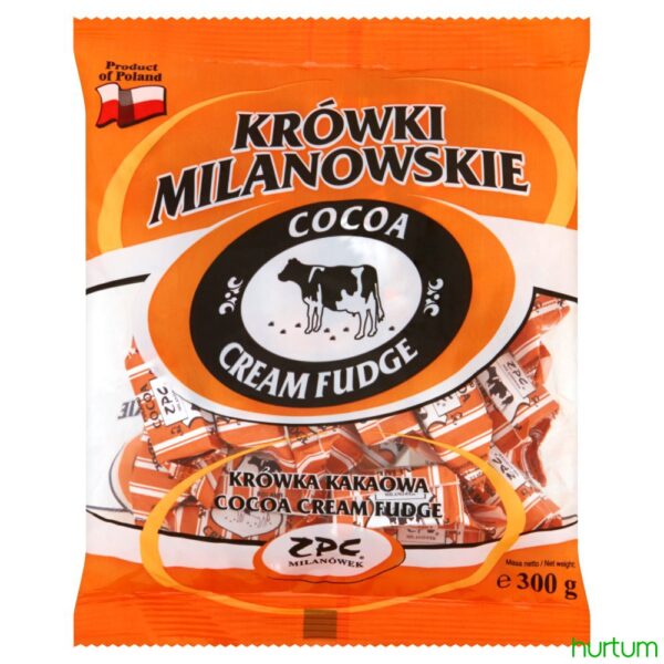 Milanówek - cocoa cream fudge, net weight: 10.58 oz