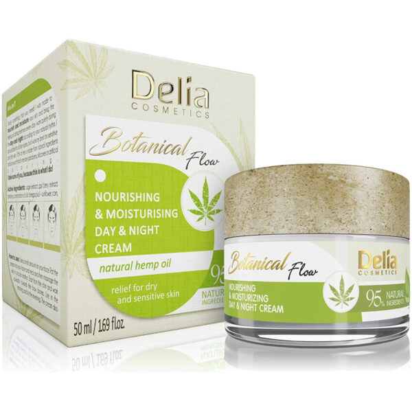 Delia Botanical Flow Nourishing & Moisturising Hemp Day & Night Cream