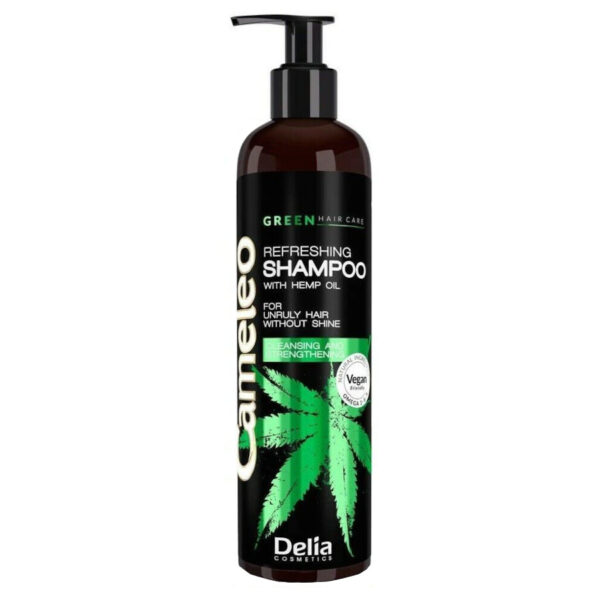 Delia Cameleo Green Refreshing Cleansing & Strengthening Hemp Oil Shampoo Sachet